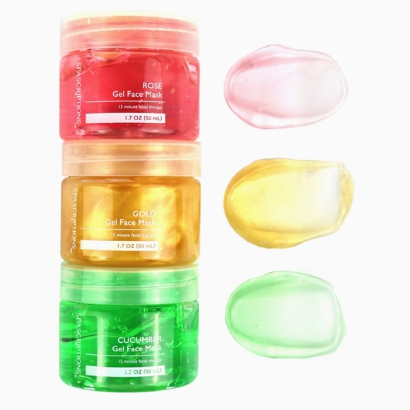 SpaScriptions Gel Face Mask With Applicator - Picture 2 of 10